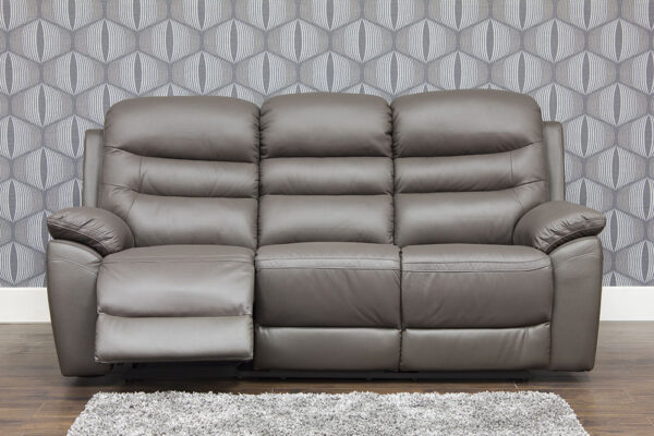 milano leather recliner sofa