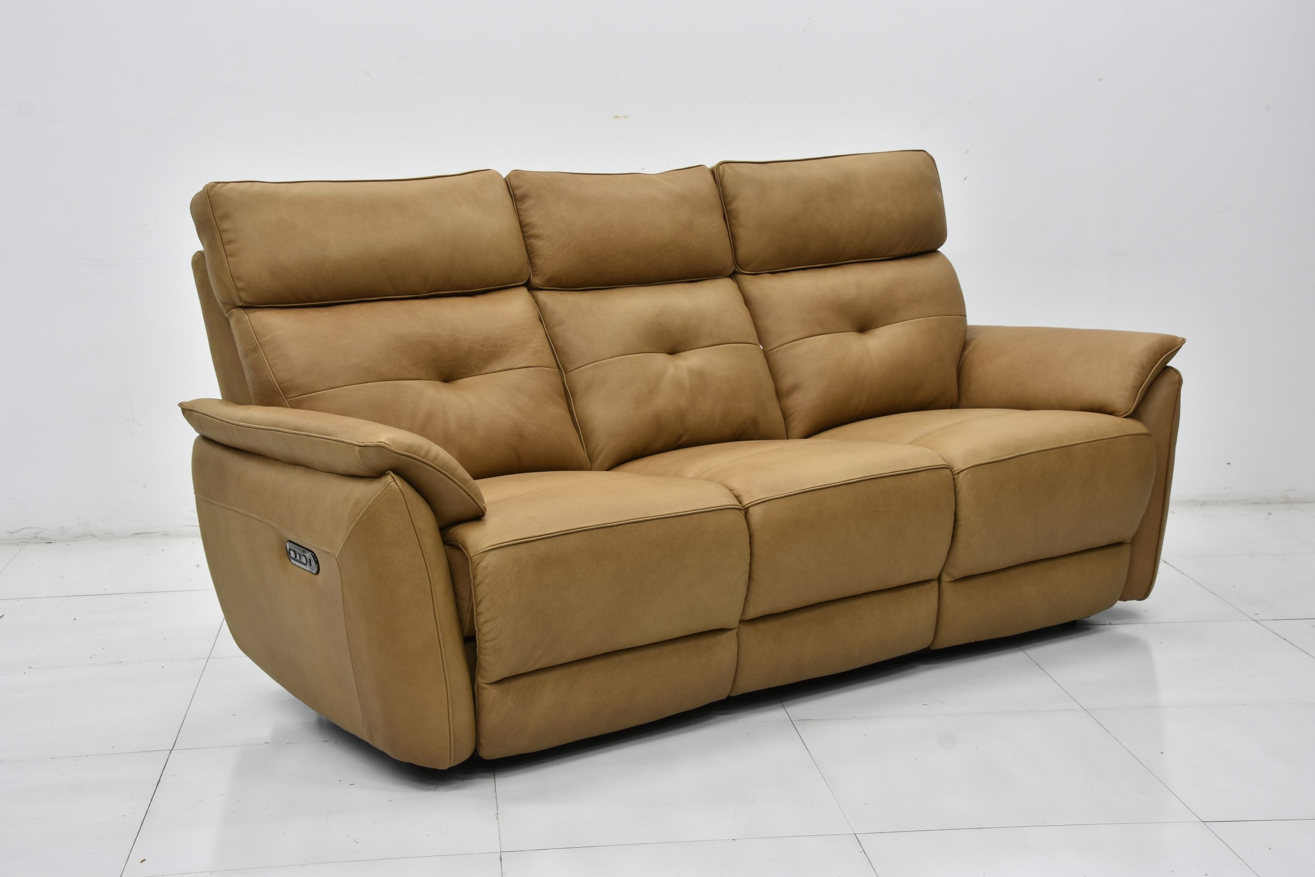 the petite kensington leather sofa